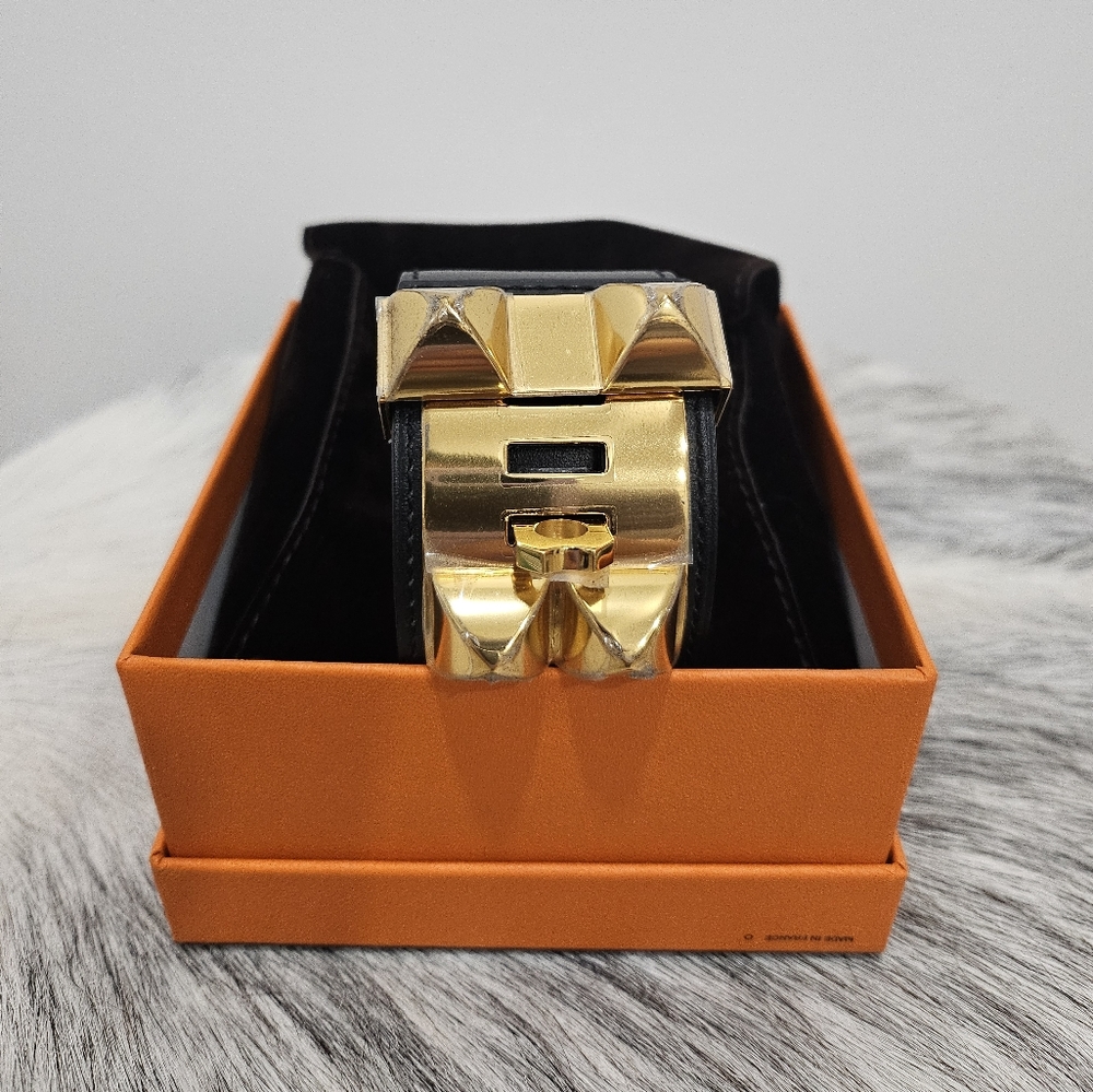 Brand New! Hermes Collier de Chien Bracelet Size L